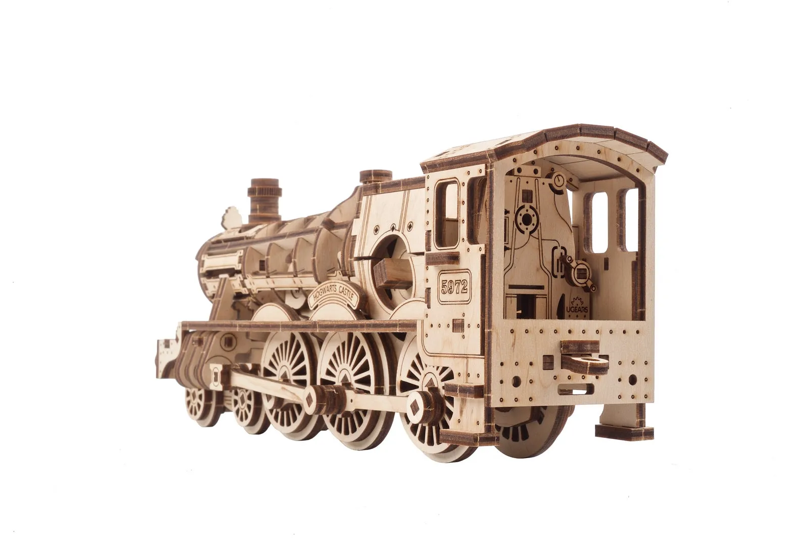 Ugears Harry Potter Series - Hogwarts™ Express Train ★Mechanical 3D Puzzle Kit Model Toys Gift Present Birthday Xmas Christmas Kids Adults