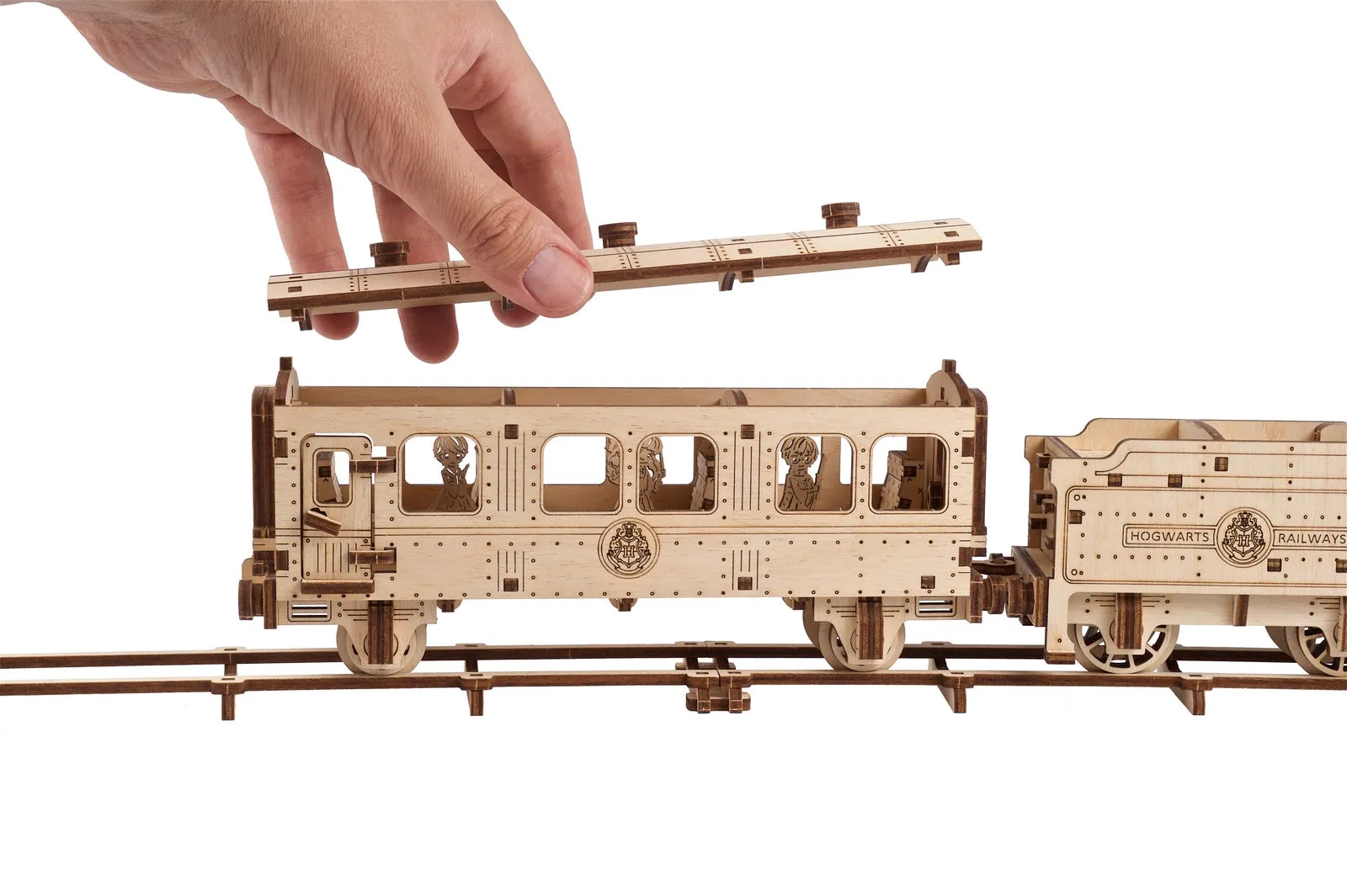Ugears Harry Potter Series - Hogwarts™ Express Train ★Mechanical 3D Puzzle Kit Model Toys Gift Present Birthday Xmas Christmas Kids Adults