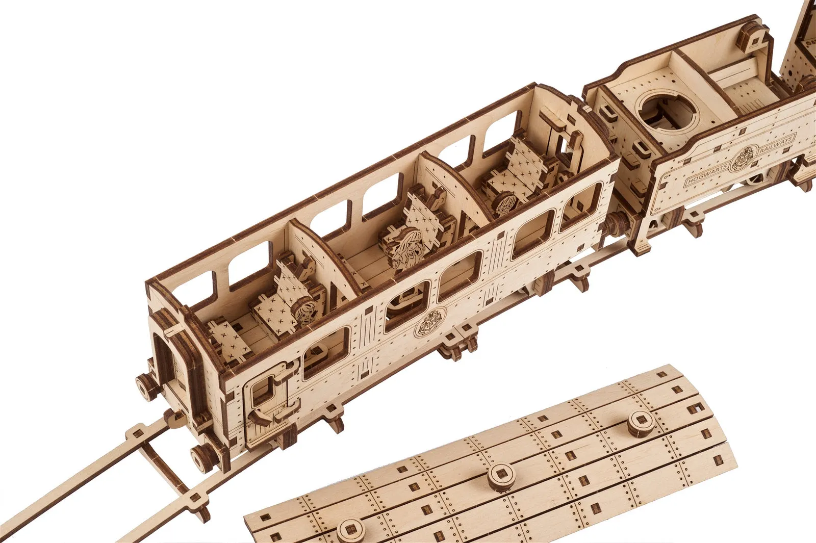Ugears Harry Potter Series - Hogwarts™ Express Train ★Mechanical 3D Puzzle Kit Model Toys Gift Present Birthday Xmas Christmas Kids Adults