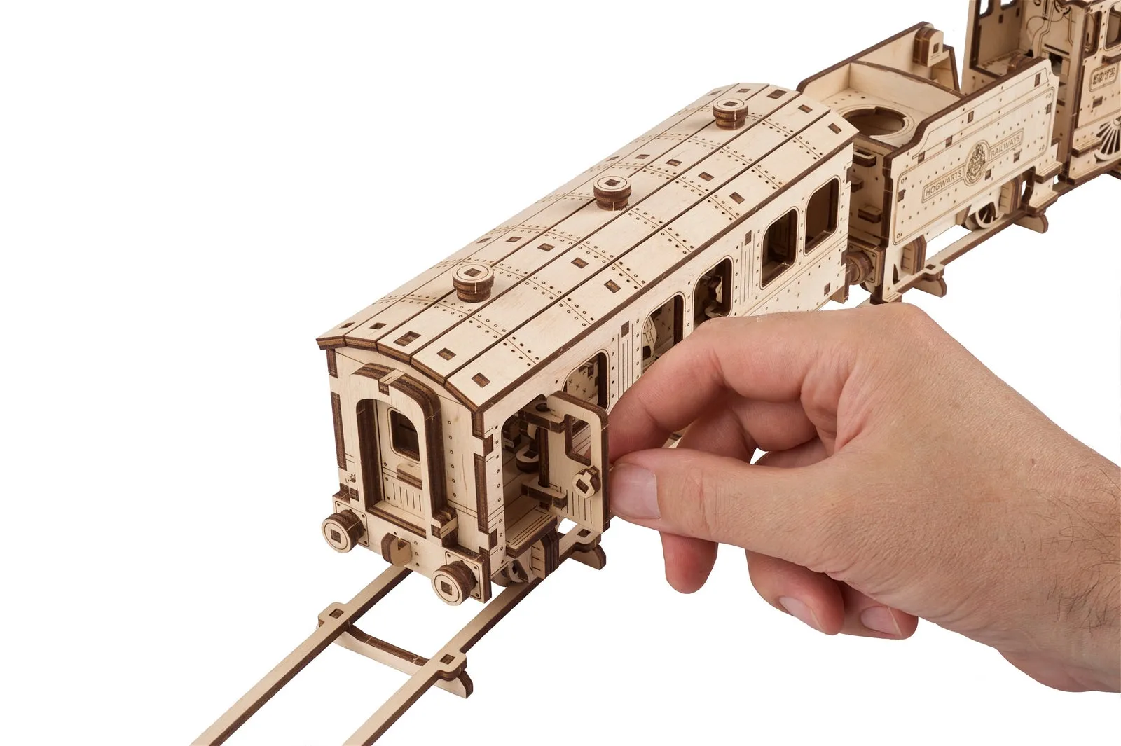 Ugears Harry Potter Series - Hogwarts™ Express Train ★Mechanical 3D Puzzle Kit Model Toys Gift Present Birthday Xmas Christmas Kids Adults