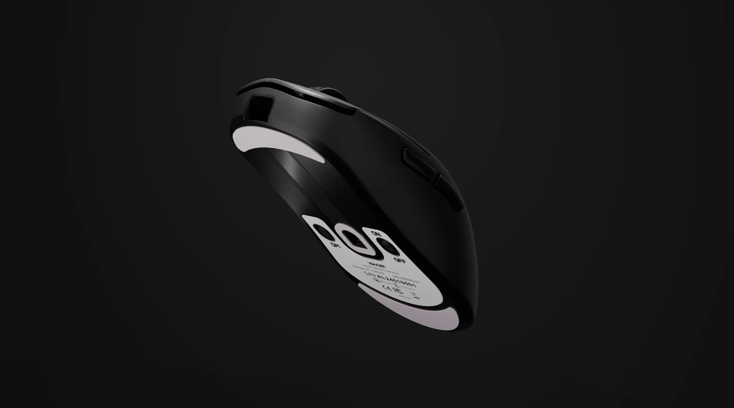 Vancer Thrash Wireless Gaming Mouse - Black
