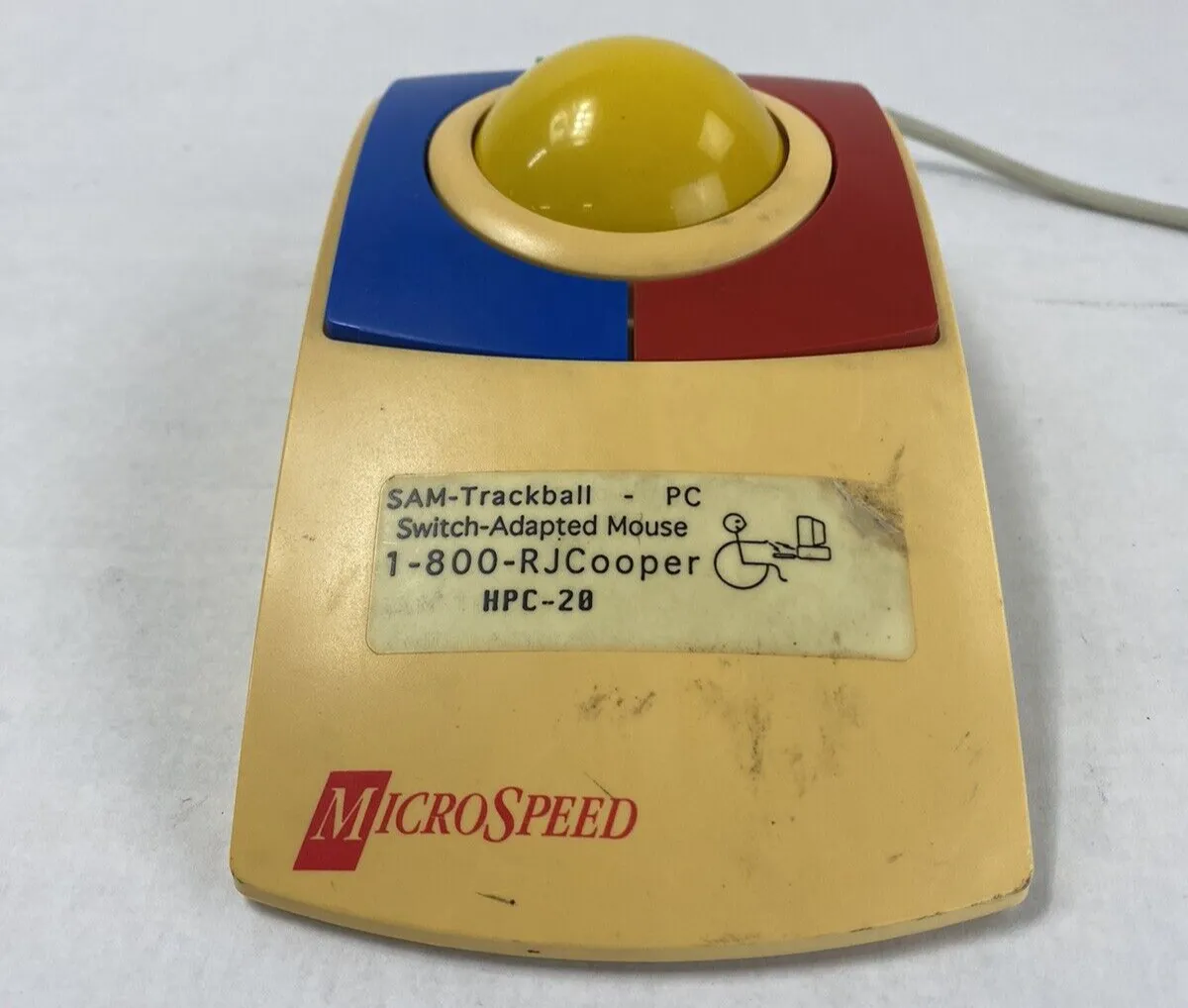 Vintage MicroSpeed Kid Trac PD-280S Trackball Mouse Tested