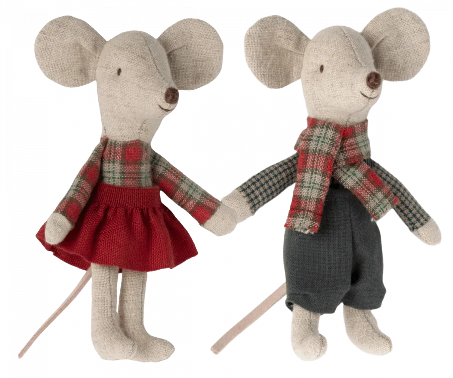 Winter Mice Twins, Little Brother and Sister