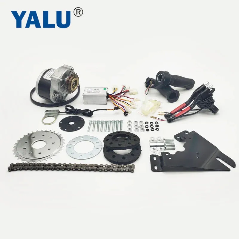 YALU 24V 250W Left Freewheel Drive DIY Mountain Electric Bicycle Motor Kit With PAS Sensor and Rubber Part MY1016Z2 EBIKE Kit