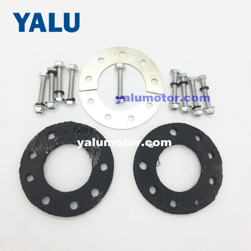YALU 24V 36V 350W Left Side Chain Drive Brush Electric EBike Motor Kit Rear Wheel Gear Sprocket Electric Motor Bicycle Solution