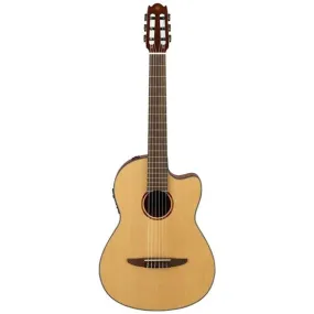 Yamaha NCX1 Classical Guitar w/ Cutaway Pick Up & Traditional Neck In Natural